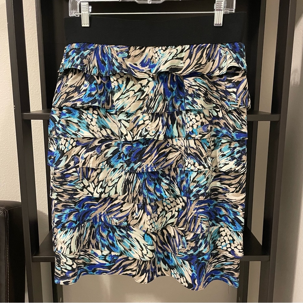 Alfani Floral Ruffle Pencil Skirt Women’s Size 12